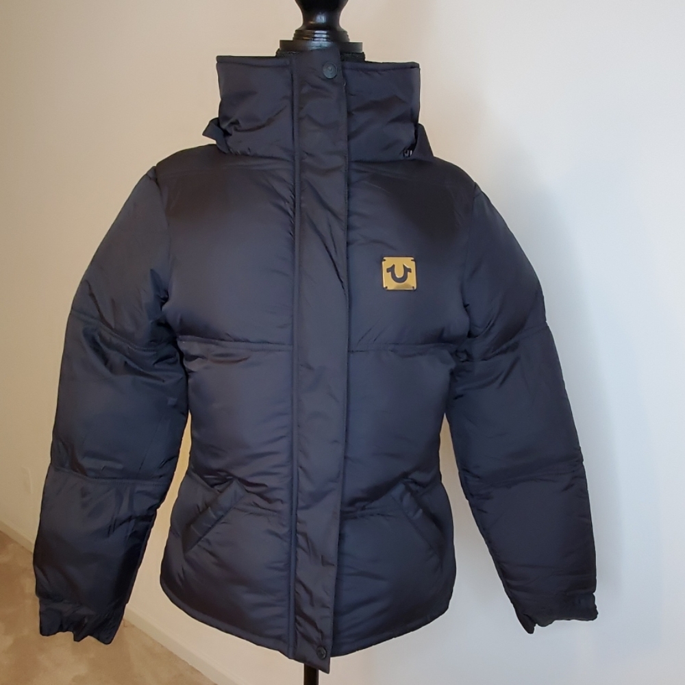 True Religion Puffer Coat black